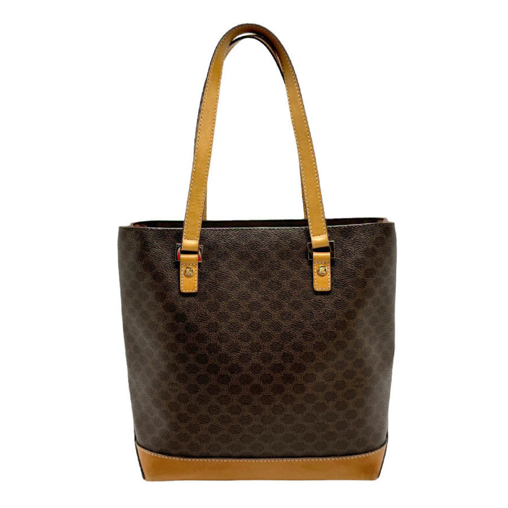 Celine Macadam Handbag Canvas Brown - image 1